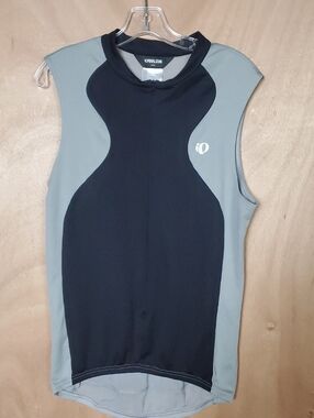 Pearl Izumi Men's Sleeveless Cycling Top - Black & Light Gray